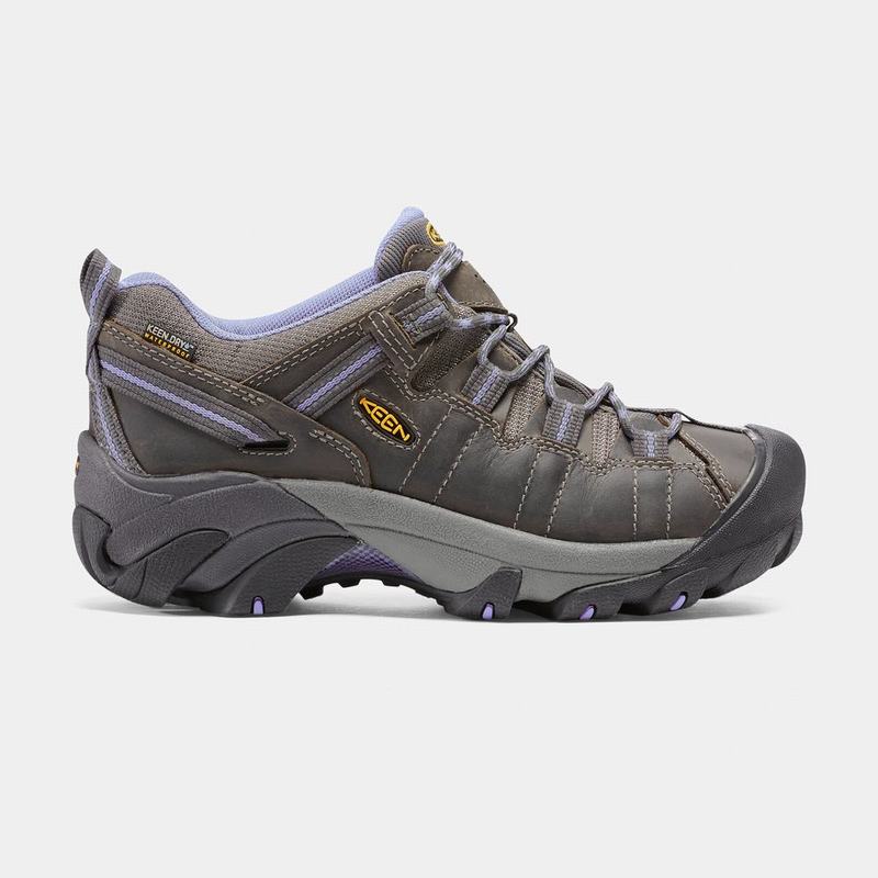 Keen Targhee II Waterproof - Kadın Trekking Ayakkabısı - Çikolata/Mor - Türkiye (781094QLX)